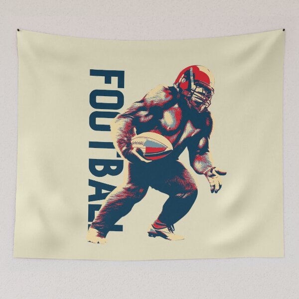 Item preview, Bigfoot Football Player Believe designed and sold by TrueArtsStore.