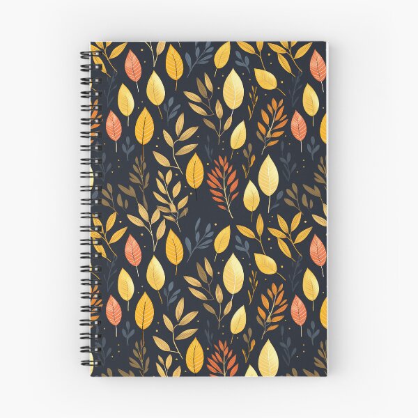 Aperçu de l'œuvre Empreintes Dorées: Feuilles d'Automne aux Teintes Chaleureuses créée et vendue par TheFrenchVegan.