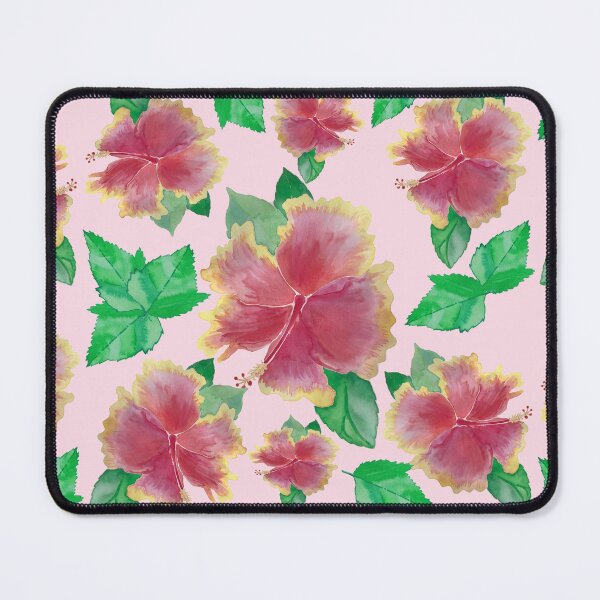 Item preview, Pink Tequila Sunrise Hibiscus Flower Pattern Pieretto designed and sold by Pieretto.