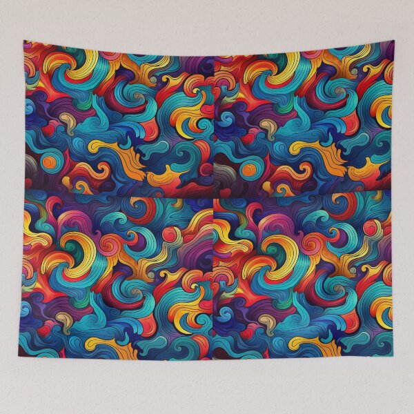 Item preview, Psychedelic pattern designed and sold by Beyond The Veil.