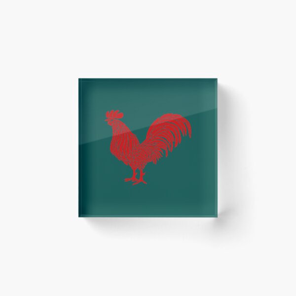 Item preview, Red Graphic of a Rooster Active  designed and sold by ElianTromp.