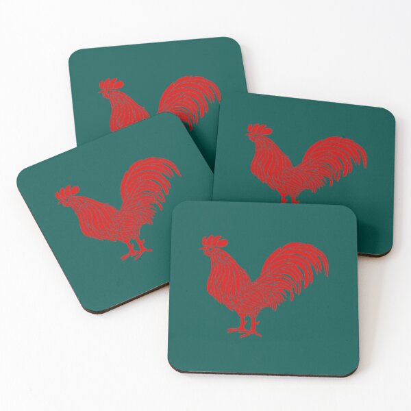Item preview, Red Graphic of a Rooster Active  designed and sold by ElianTromp.