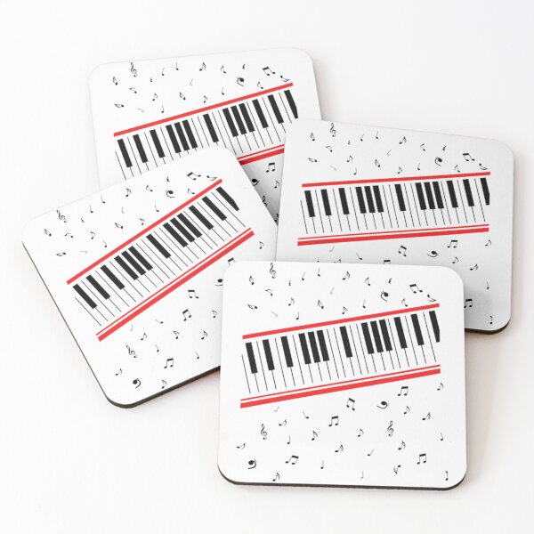 Item preview, Michael Jackson 80s Beat It Piano Keyboard Design   designed and sold by DrayvenHarber.