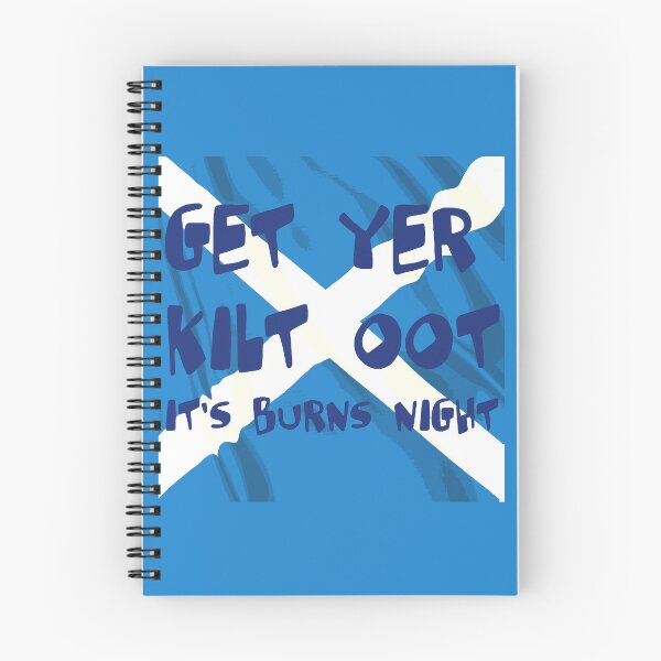 Item preview, Get Yer Kilt Oot Its Burns Night Blue Text With Saltire  designed and sold by taiche.