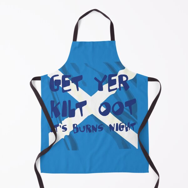Item preview, Get Yer Kilt Oot Its Burns Night Blue Text With Saltire designed and sold by taiche.