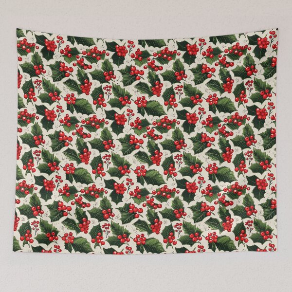 Item preview, Holly Berries Christmas pattern designed and sold by Inky-Spiration.