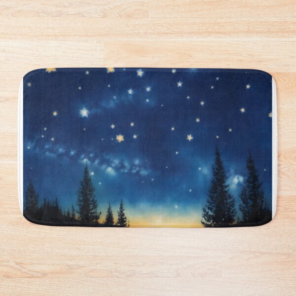 Item preview, Starry Dreams: Impressionistic Night Sky with Shooting Star designed and sold by RedArtG09.