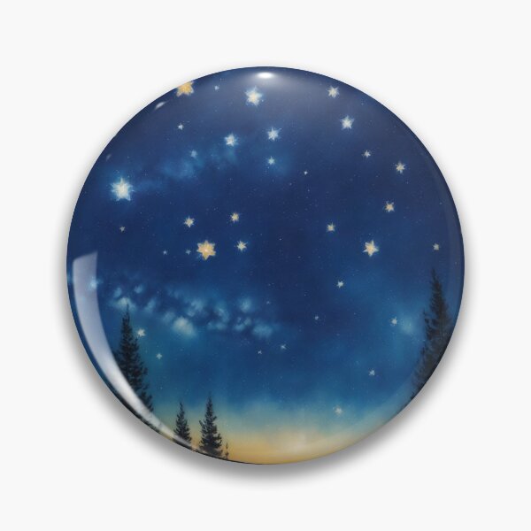 Item preview, Starry Dreams: Impressionistic Night Sky with Shooting Star designed and sold by RedArtG09.