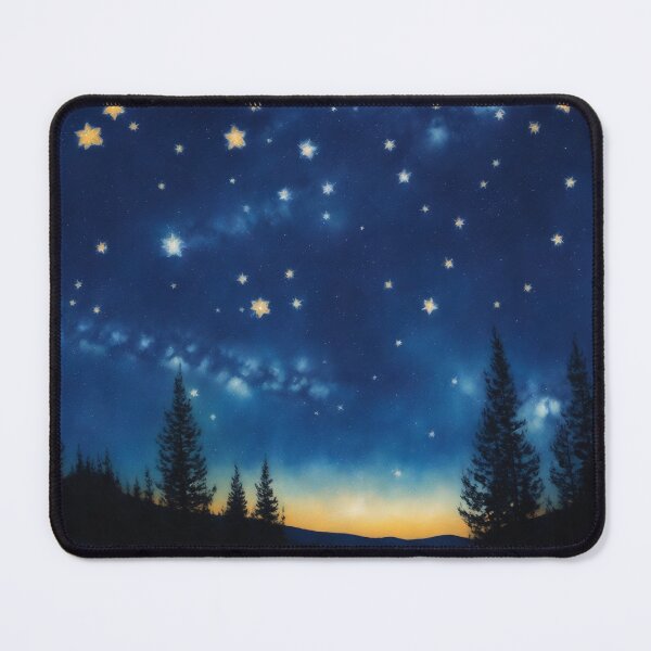 Item preview, Starry Dreams: Impressionistic Night Sky with Shooting Star designed and sold by RedArtG09.