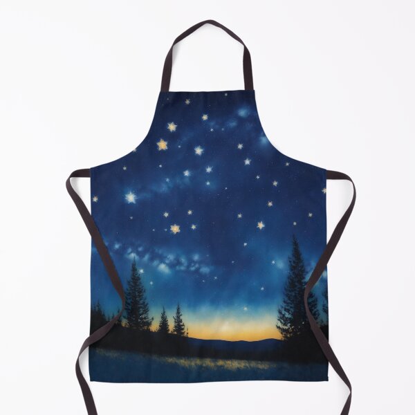 Item preview, Starry Dreams: Impressionistic Night Sky with Shooting Star designed and sold by RedArtG09.