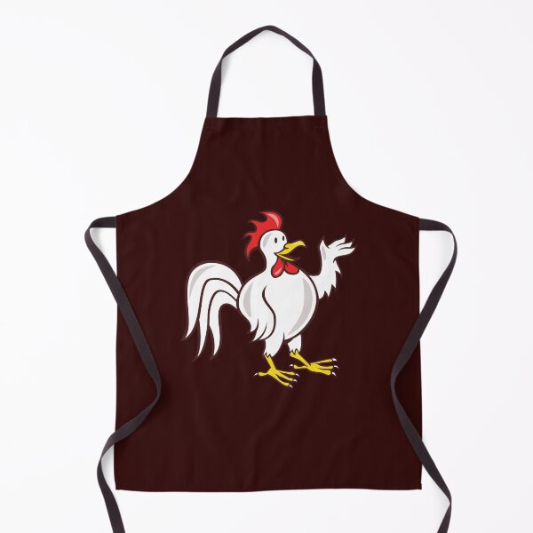 Item preview, Rooster Cockerel Waving Hello Cartoon designed and sold by ElianTromp.