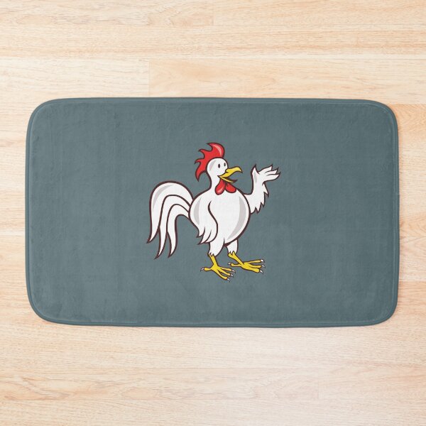 Item preview, Rooster Cockerel Waving Hello Cartoon designed and sold by ElianTromp.