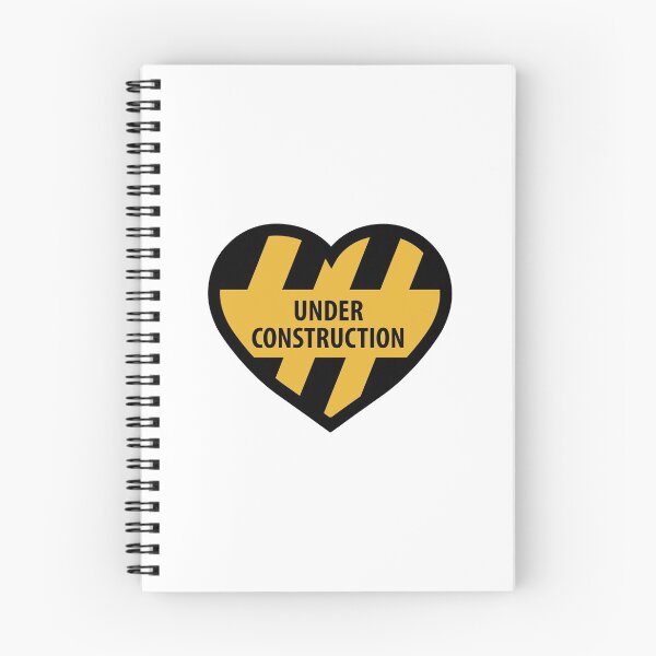 Item preview, heart under construction designed and sold by bc21design.