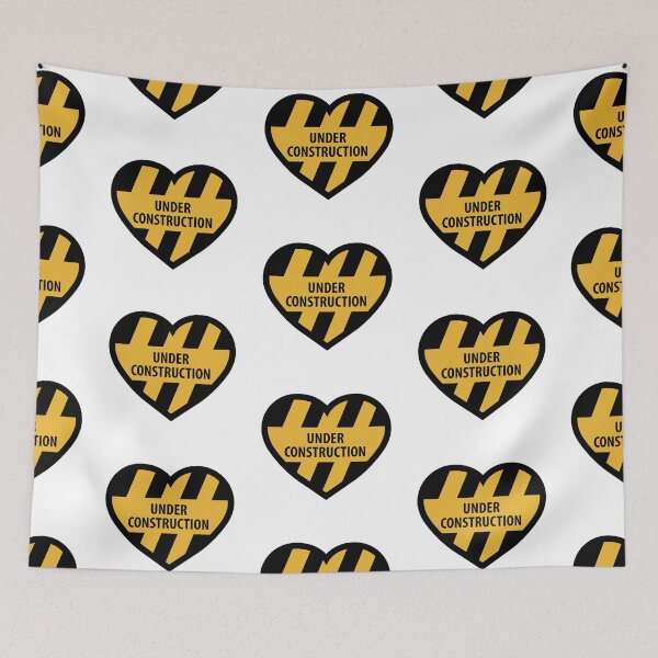 Item preview, heart under construction  designed and sold by bc21design.