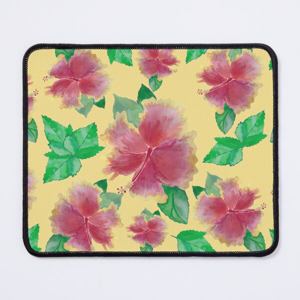 Item preview, Yellow Tequila Sunrise Hibiscus Flower Pattern Pieretto designed and sold by Pieretto.