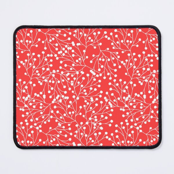 Item preview, Autumn Glow Red White berry botanical branch designed and sold by Nicola-Rowe.