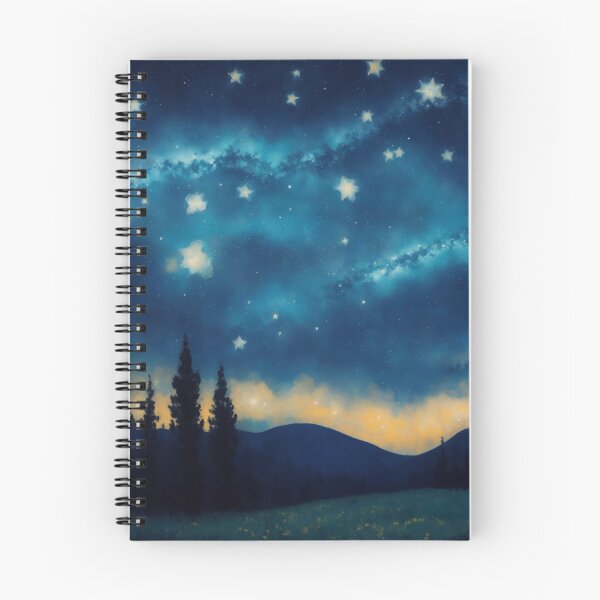 Item preview, Celestial Journey: Painting of a Shooting Star in the Starlit Sky designed and sold by RedArtG09.