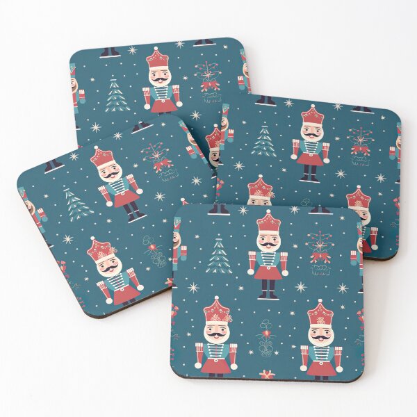 Item preview, The Nutcrackers Christmas pattern designed and sold by Inky-Spiration.