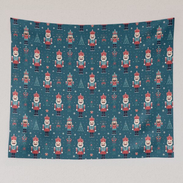 Item preview, The Nutcrackers Christmas pattern designed and sold by Inky-Spiration.