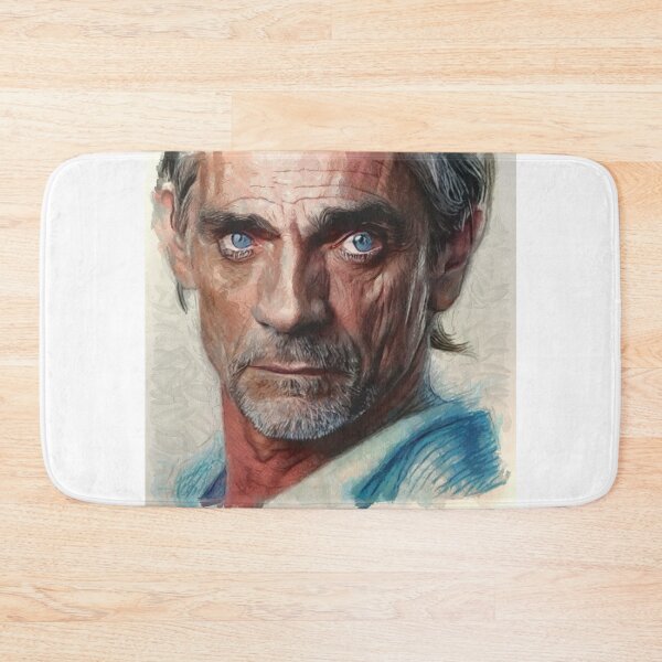 Artikelvorschau, Porträt von Jeremy Irons entworfen und verkauft von bogfl.