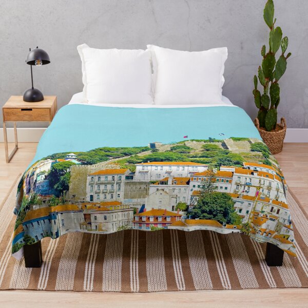 Item preview, Lisbon Medieval Castle Skyline Panorama designed and sold by worldways.