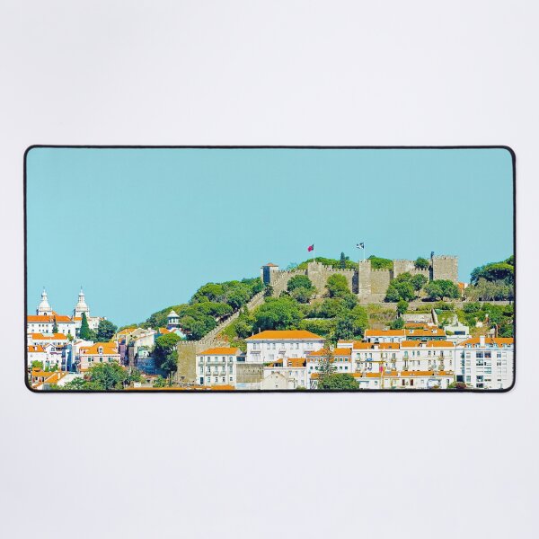 Item preview, Lisbon Medieval Castle Skyline Panorama designed and sold by worldways.
