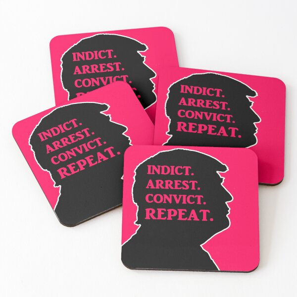 Item preview, Donald Trump Indict Arrest Convict Repeat Design  designed and sold by CoupleCrafters.