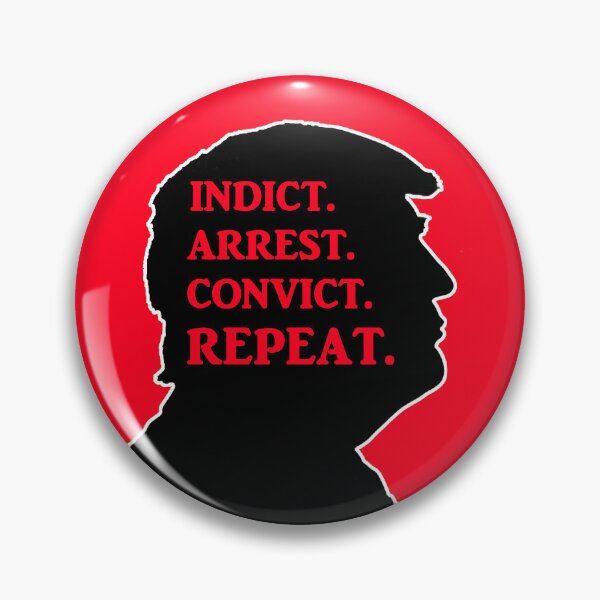 Item preview, Donald Trump Indict Arrest Convict Repeat Design  designed and sold by CoupleCrafters.
