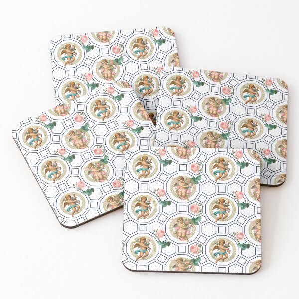 Item preview, Angels,baroque,rococo,circles,roses,geometric shapes  designed and sold by MariaMarinova.