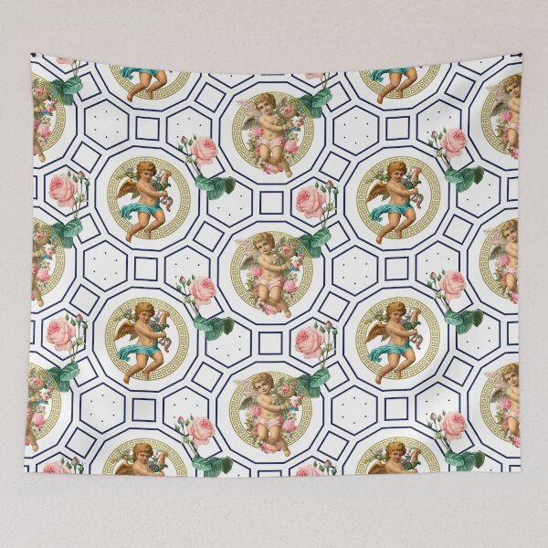 Item preview, Angels,baroque,rococo,circles,roses,geometric shapes  designed and sold by MariaMarinova.