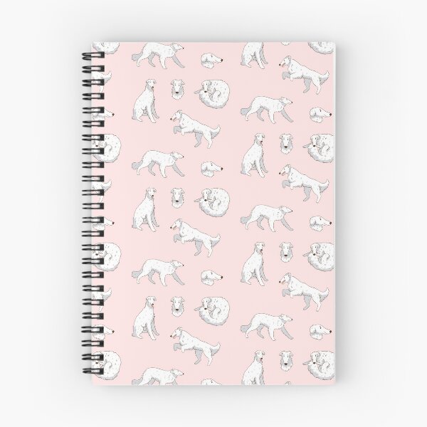 Item preview, Cute white Borzoi dog pack  designed and sold by Yaragold.