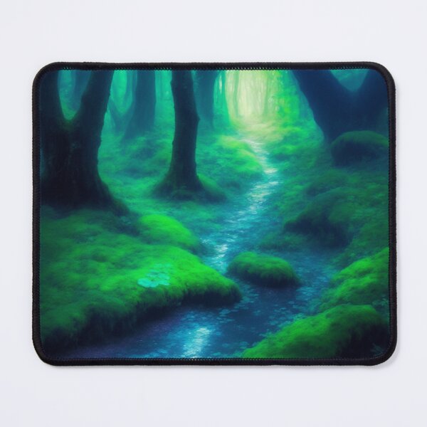 Item preview, Exobiotech Dreams: A Colorful Forest Path of Iridescent Wonders designed and sold by RedArtG09.