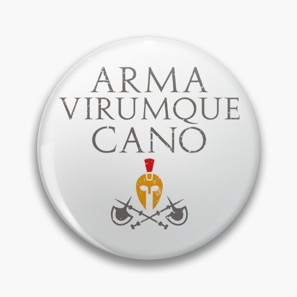 Item preview, Arma Virumque Cano Latin Aeneas Trojan War designed and sold by williamsethan.
