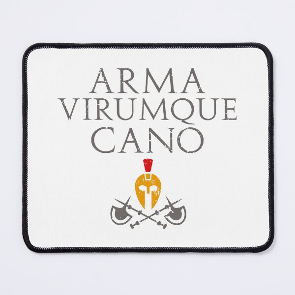 Item preview, Arma Virumque Cano Latin Aeneas Trojan War designed and sold by williamsethan.