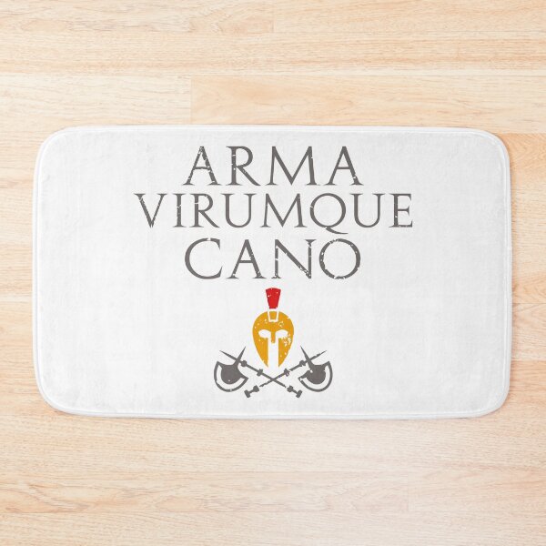 Item preview, Arma Virumque Cano Latin Aeneas Trojan War designed and sold by williamsethan.
