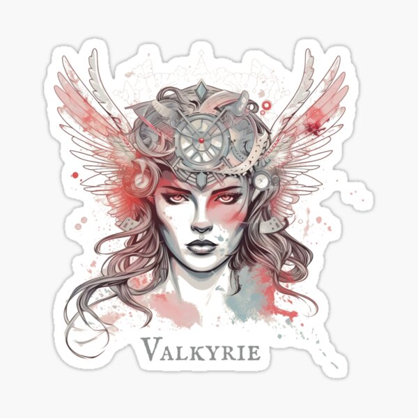 Valkyrie Profile, Unique Kiss Cut Sticker Designs Stand Out With Our Custom  Mythology Stickers 