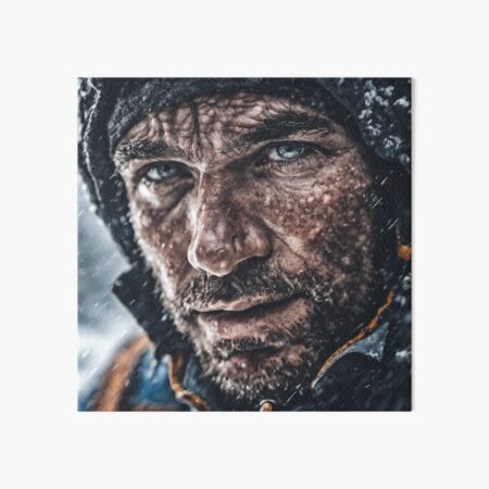 Mountaineering Art Board Print