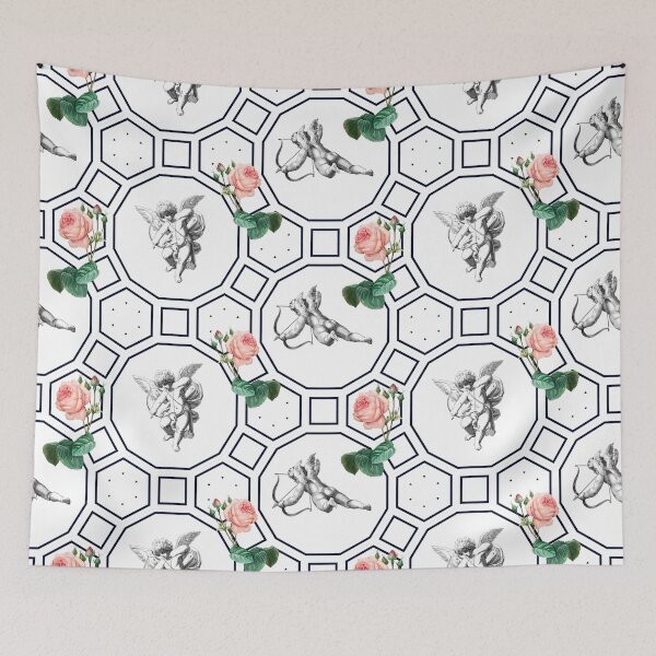 Item preview, Angels,Cupid,baroque,rococo,circles,geometric shapes  designed and sold by MariaMarinova.