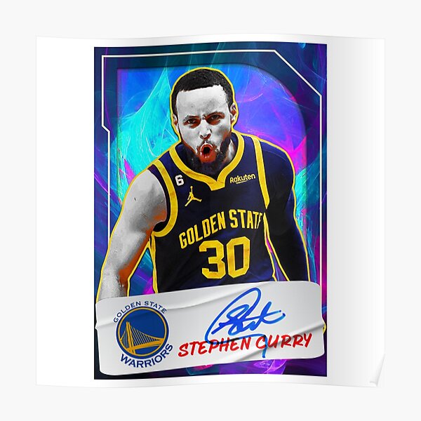 2022 NBA Finals Golden State Warriors Cheer Card Poster Curry Klay Poole  New