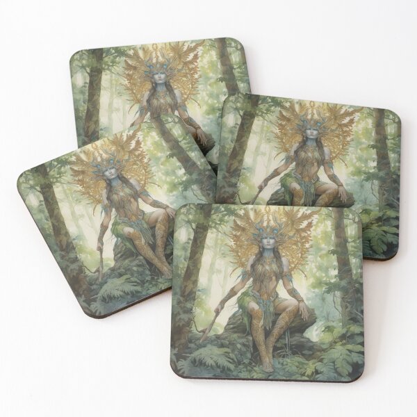 Item preview, Female Mystical Forest Guardian Awakening designed and sold by ArtbyAdrian.