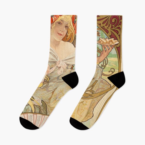 Artikelvorschau, Alfons Mucha. Jugendstil-Plakat. Kekse Lefevre-Utile entworfen und verkauft von likiska.