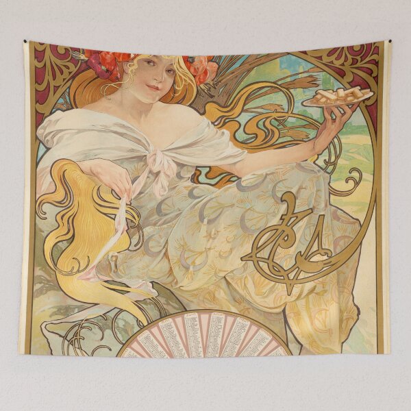 Artikelvorschau, Alfons Mucha. Jugendstil-Plakat. Kekse Lefevre-Utile entworfen und verkauft von likiska.