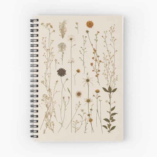 Aperçu de l'œuvre Minimalist Flower Art: Earthy Tones, Vibrant Blooms, and Wild Grasses créée et vendue par CharmingChic.