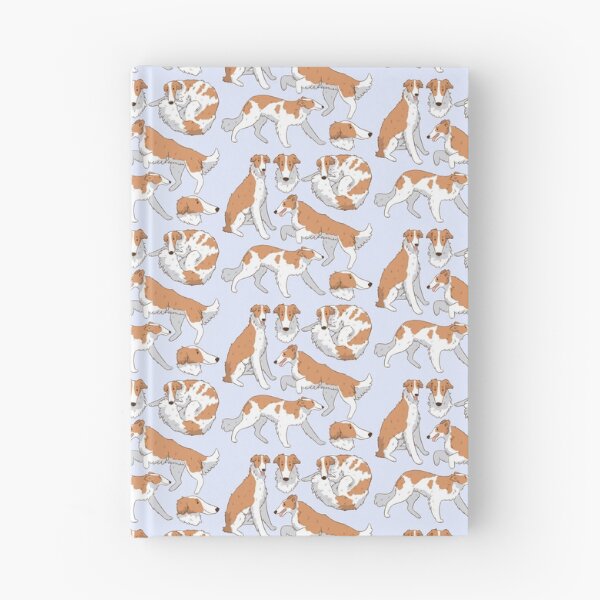 Item preview, Cute white Borzoi dog pattern  designed and sold by Yaragold.