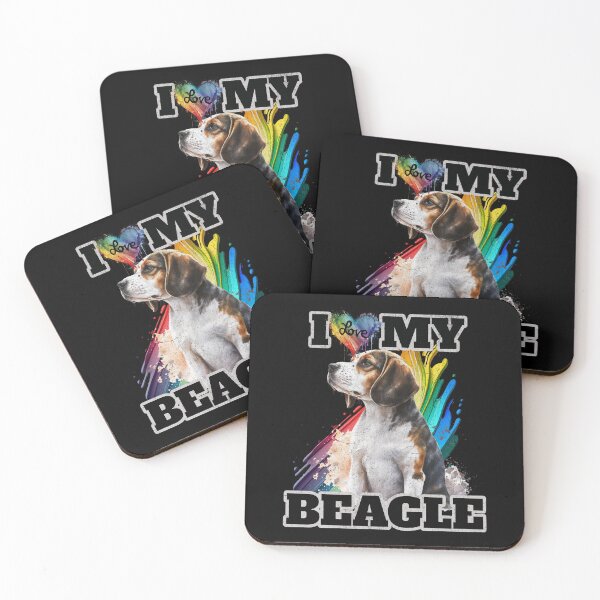 Item preview, I Love My Beagle designed and sold by Khihi.