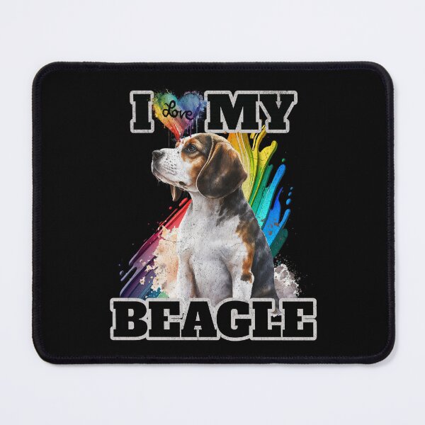 Item preview, I Love My Beagle designed and sold by Khihi.