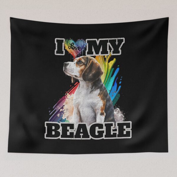 Item preview, I Love My Beagle designed and sold by Khihi.