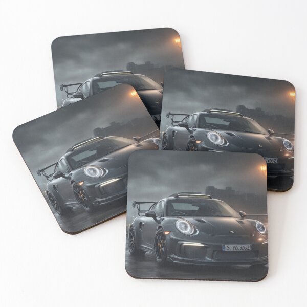 Item preview, porshe GT3 RS black designed and sold by ComicPrawn.