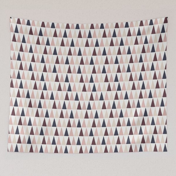 Item preview, Pink and blue triangle seamless pattern designed and sold by Acim0.