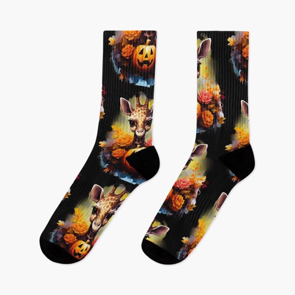 Item preview, Spooky Halloween Monsters Giraffe designed and sold by ArtificialGenes.
